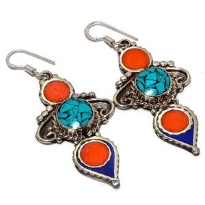 925 Sterling Silver J Hooked Earrings